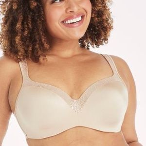 Playtex Beige Taupe Lined Underwire Bra Size 40D